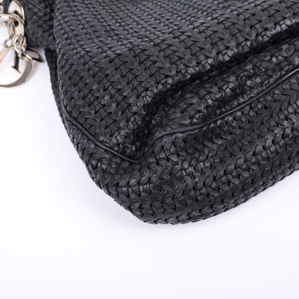 Christian Dior Lady Dior Soft Hobo 2007 Collection by John Galliano Black Y2K - Picture 8 of 16
